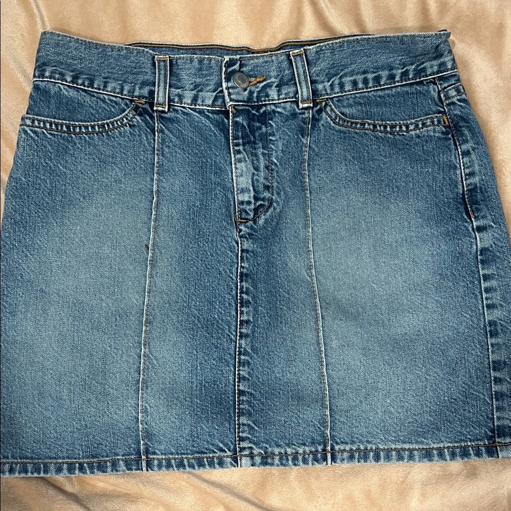 GAP Blue Denim Mini Skirt